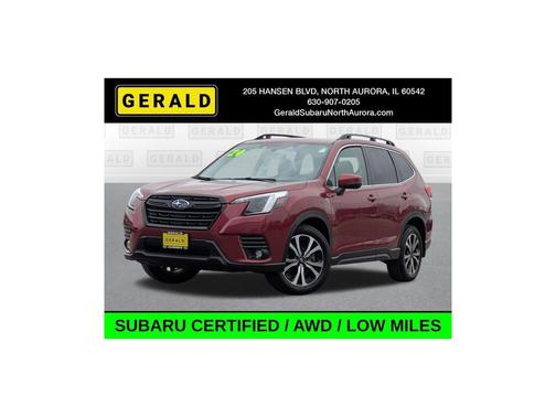 Crimson Red Pearl 2024 Subaru Forester Limited
