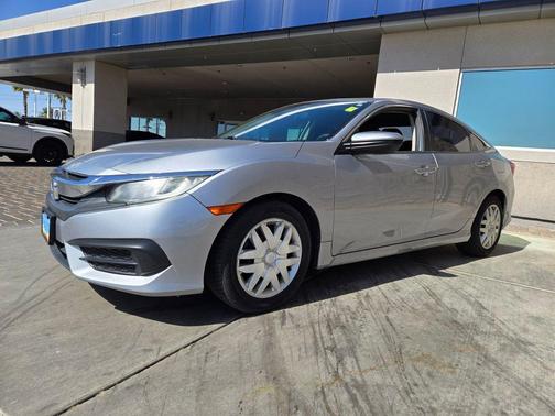 Lunar Silver Metallic 2017 Honda Civic LX