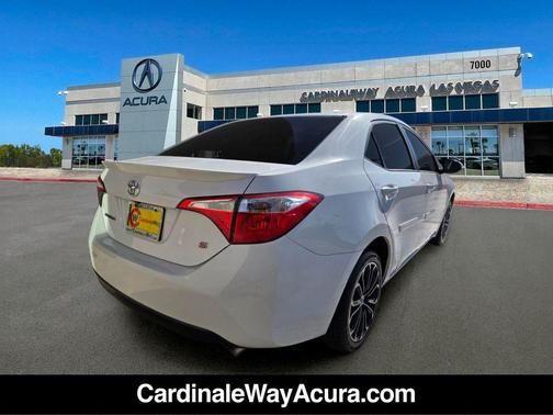 Super White 2014 Toyota Corolla S Plus