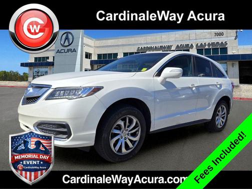 White Diamond Pearl 2018 Acura RDX Technology Package