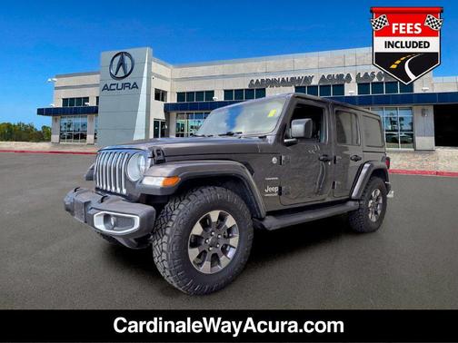 Granite Crystal Metallic Clearcoat 2018 Jeep Wrangler Unlimited Sahara