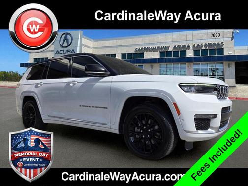 Bright White Clearcoat 2022 Jeep Grand Cherokee L Summit