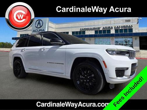 Bright White Clearcoat 2022 Jeep Grand Cherokee L Summit SUV