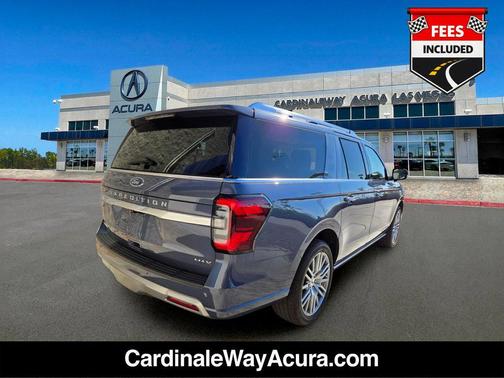 Blue Metallic 2023 Ford Expedition Max Platinum