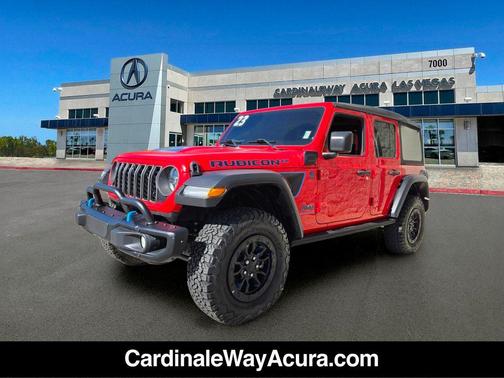 Firecracker Red Clearcoat 2023 Jeep Wrangler 4xe Rubicon 20th Anniversary
