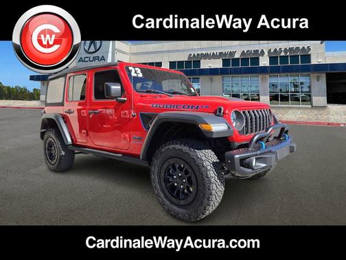 Firecracker Red Clearcoat 2023 Jeep Wrangler 4xe Rubicon 20th Anniversary