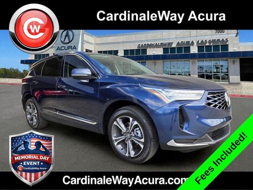 Canyon River Blue Metallic 2026 Acura RDX Technology Package
