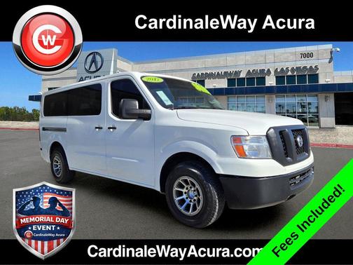 Glacier White 2017 Nissan NV Passenger NV3500 HD S V6