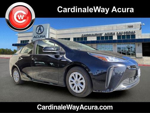 Midnight Black Metallic 2021 Toyota Prius LE