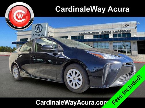 Midnight Black Metallic 2021 Toyota Prius LE