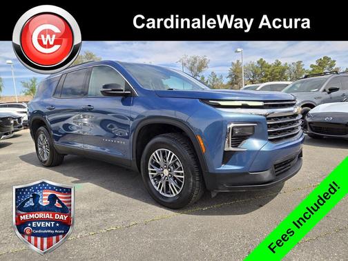 Lakeshore Blue 2025 Chevrolet Traverse LT