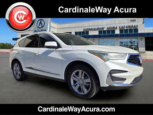 White Diamond Pearl 2019 Acura RDX Advance Package
