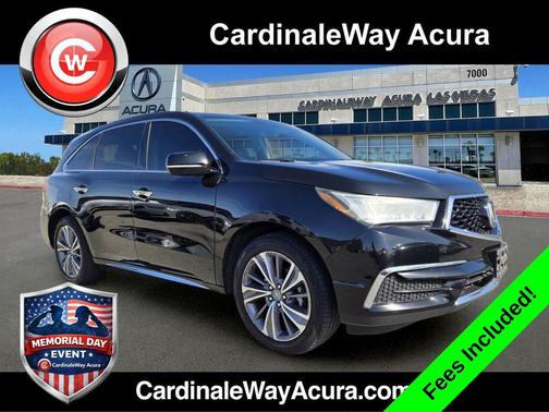 Black 2018 Acura MDX 3.5L w/Technology Package