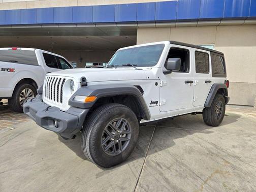 Bright White Clearcoat 2024 Jeep Wrangler Sport S