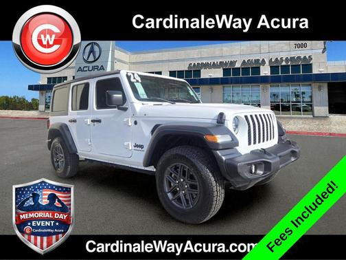 Bright White Clearcoat 2024 Jeep Wrangler Sport S