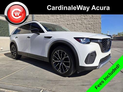Rhodium White Premium 2025 Mazda CX-70 PHEV Premium Package