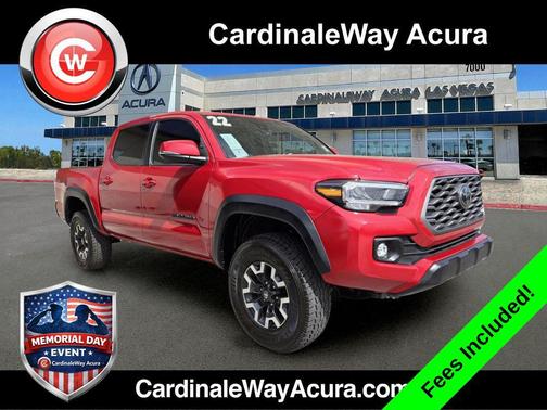 Barcelona Red Metallic 2022 Toyota Tacoma TRD Off Road