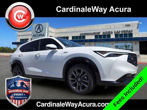 Platinum White Pearl 2025 Acura ADX A-Spec