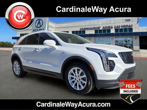 Crystal White Tricoat 2023 Cadillac XT4 Luxury