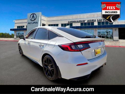 Platinum White Pearl 2024 Honda Civic Sport