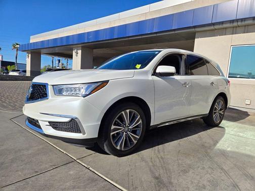 White Diamond Pearl 2018 Acura MDX 3.5L w/Technology Package