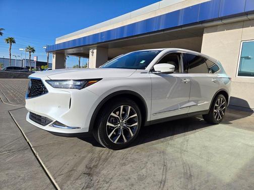 Platinum White Pearl 2023 Acura MDX Technology Package