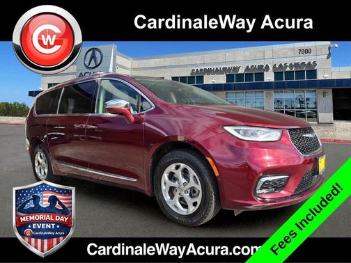 Velvet Red Pearlcoat 2021 Chrysler Pacifica Limited