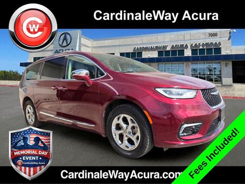 Velvet Red Pearlcoat 2021 Chrysler Pacifica Limited