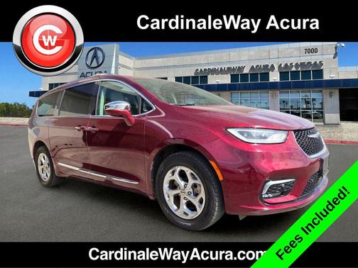Velvet Red Pearlcoat 2021 Chrysler Pacifica Limited