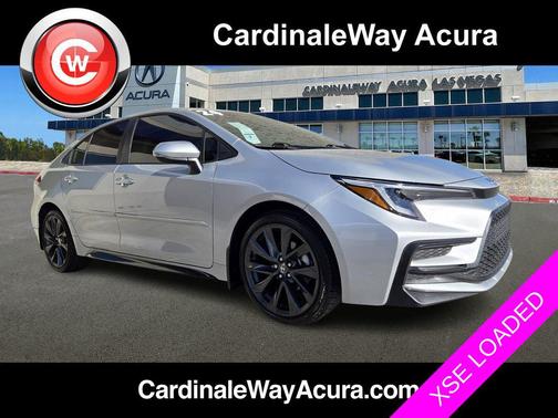 Classic Silver Metallic 2024 Toyota Corolla XSE