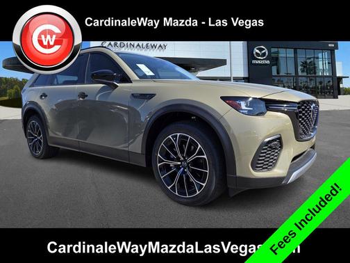 Zircon Sand Metallic 2025 Mazda CX-70 PHEV Premium Package