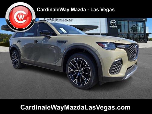 Sand Metallic 2025 Mazda CX-70 PHEV Premium