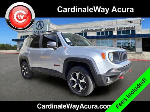 Glacier Metallic Clearcoat 2019 Jeep Renegade Trailhawk