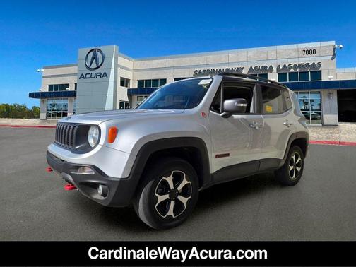 Glacier Metallic Clearcoat 2019 Jeep Renegade Trailhawk