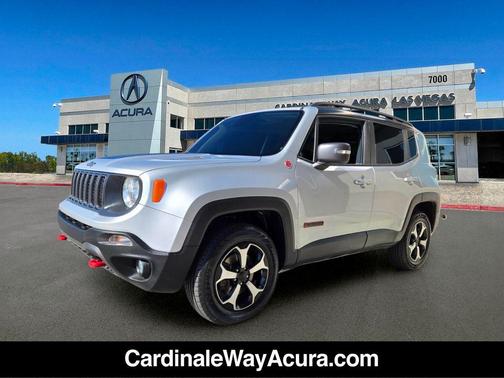 Glacier Metallic Clearcoat 2019 Jeep Renegade Trailhawk