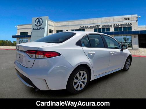 White 2022 Toyota Corolla LE