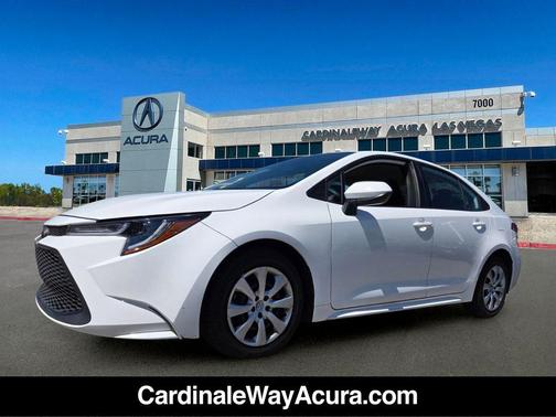 White 2022 Toyota Corolla LE