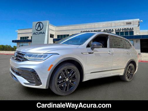 Pyrite Silver Metallic 2022 Volkswagen Tiguan 2.0T SE R-Line Black