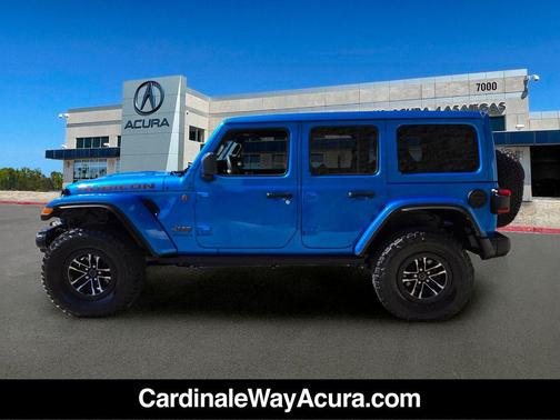 Hydro Blue Pearlcoat 2024 Jeep Wrangler Rubicon