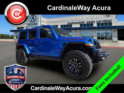 Hydro Blue Pearlcoat 2024 Jeep Wrangler Rubicon