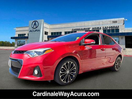 Barcelona Red Metallic 2014 Toyota Corolla S Plus