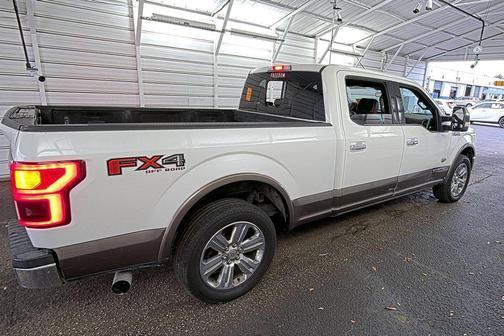 White Platinum Metallic Tri-Coat 2018 Ford F-150 King Ranch
