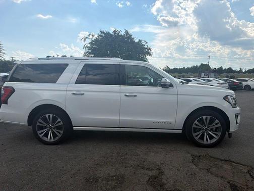 Star White Metallic Tri-Coat 2021 Ford Expedition Max Platinum