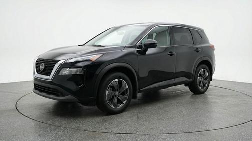 Super Black 2025 Nissan Rogue SV