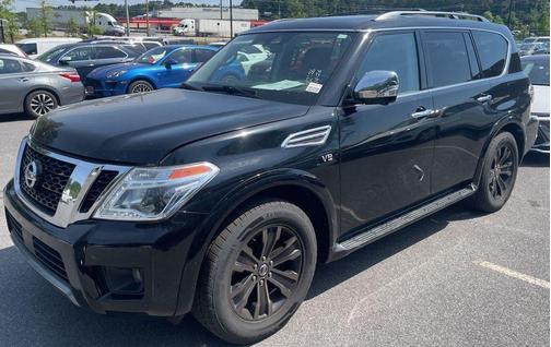 Super Black 2020 Nissan Armada Platinum 4WD