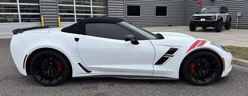 Arctic White 2019 Chevrolet Corvette Grand Sport