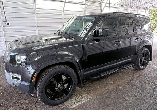 Santorini Black Metallic 2025 Land Rover Defender 110 P400 S