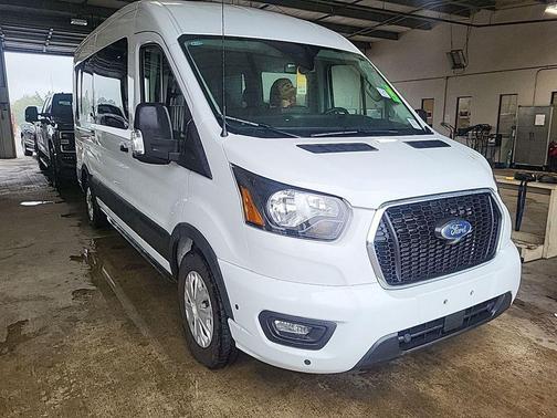 Oxford White 2025 Ford Transit-350 XLT