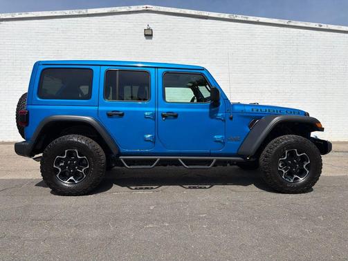 Hydro Blue Pearlcoat 2022 Jeep Wrangler Unlimited 4xe Rubicon