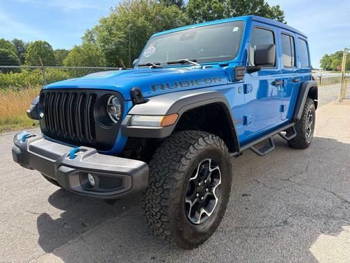 Hydro Blue Pearlcoat 2022 Jeep Wrangler Unlimited 4xe Rubicon